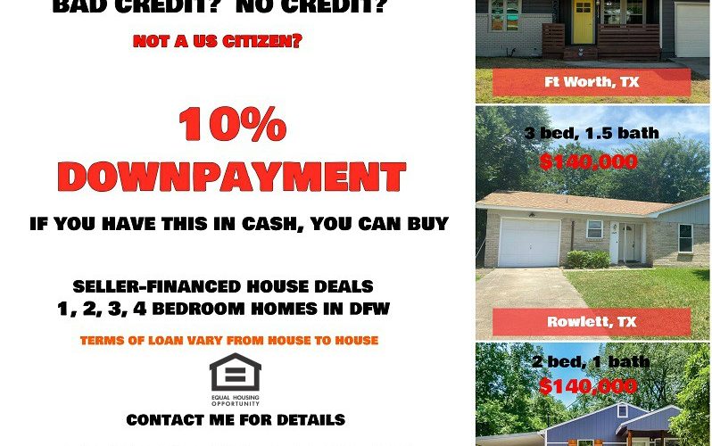 who can help me buy a house with bad credit